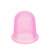 Nagy szilikon köpölyöző pohár, rózsaszín