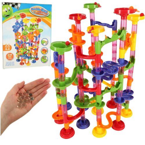 Marble Race Game Golyós Versenypálya, XXL, 219db-os, Többszínű 114948042
