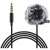 Puluz PU424 lavalier microphone with furry wind shield and cable