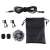 Puluz PU424 lavalier microphone accessories: furry wind shield, sponge wind shields, lavalier clips, carrying bag
