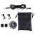 Puluz PU424 lavalier microphone accessories: windscreen, clip, and carrying bag