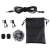 Puluz PU424 lavalier microphone accessories: furry wind shield, sponge wind shields, lavalier clips, carrying bag