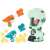 KX5545 Dinosaur Shooting Game, Green Dinosaur Target, Orange and Blue Dinosaur Guns