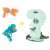 KX5545 Dinosaur Shooting Game, Green Dinosaur Target, Orange and Blue Dinosaur Guns
