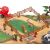 KX5837 Farm Animals with Vehicles, 49-piece Set, Multicolor 68572668