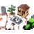 KX5837 Farm Animals with Vehicles, 49-piece Set, Multicolor 68572668