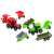 KX5837 Farm Animals with Vehicles, 49-piece Set, Multicolor 68572668
