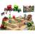 KX5837 Farm Animals with Vehicles, 49-piece Set, Multicolor 68572668