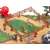 KX5837 Farm Animals with Vehicles, 49-piece Set, Multicolor 68572668