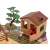Ikonka Farm playset barn detail, farm toy scene