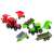 Ikonka Farm toy tractors and trailers, farm vehicle playset