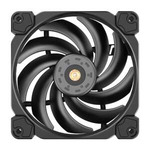 Ventilator PC Jonsbo HF-120 de 120mm, negru, vedere din față - Jonsbo Ventilator de PC