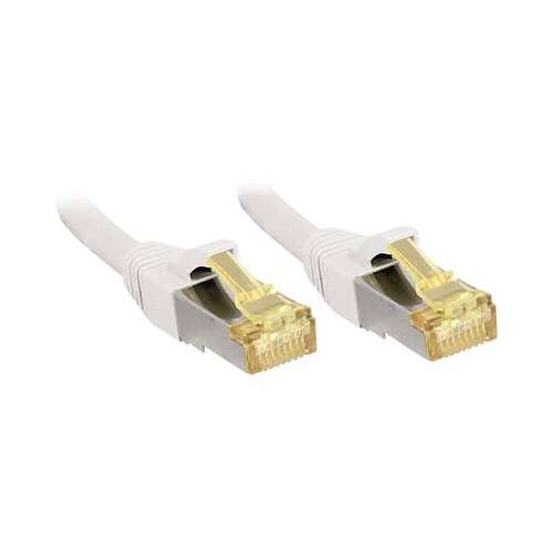 Cablu patch Lindy 5m alb CAT 6a S/FTP RJ45 cu conectori snagless