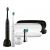 TrueLife SonicBrush Compact Duo set with black and white toothbrushes, travel cases, and charging stands