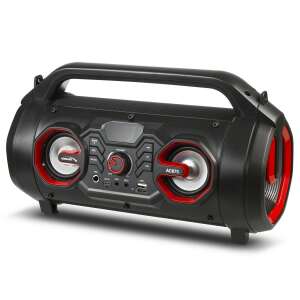 Audiocore AC875 portable Bluetooth speaker, black and red, 30W, with handle - Audio