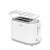 Home 2-slice toaster with crumb tray, white and grey