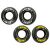 Bestway H2OGO! inflatable tire rings, set of 4, black and yellow design