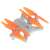 Syma Z4W drone, white and orange