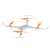 Syma Z4W drone with camera, white and orange