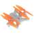 Syma Z4W drone, white and orange
