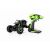 Rock Through black and green RC rock crawler with remote control