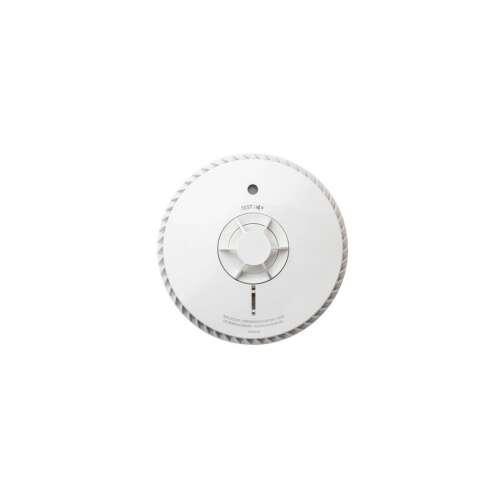 FireAngel smoke detector, white, round, with test button