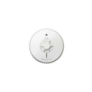 FireAngel smoke detector, white, round, front view - Carbon Monoxide Detector