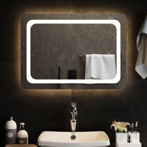 Led-es fürdőszobatükör 70x50 cm