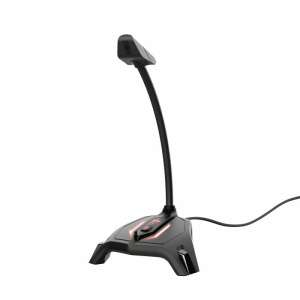 TRUST Zabi GXT215 USB gaming mikrofon LED-es világítással, némító gombbal és rugalmas nyakkal - Trust