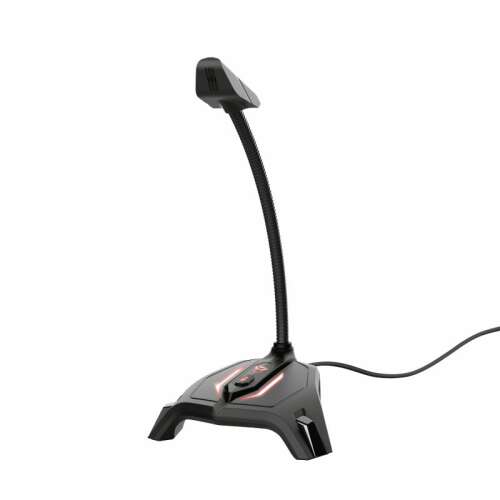 TRUST Zabi GXT215 USB gaming mikrofon LED-es világítással, némító gombbal és rugalmas nyakkal