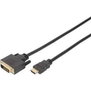 Digitus HDMI-DVI Adapterkábel - High Speed - 2m 68786870 - Digitus