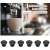 Wiederverwendbare Kaffeekapsel für Nespresso-Maschinen, 4er-Pack, Nahaufnahme der Kapsel und einer Kaffeemaschine