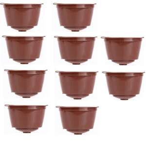 Újratölthető műanyag kávékapszula 10 db / csomag