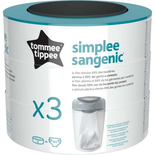 Tommee Tippee Simplee Sangenic Pelena Utántöltő - 3 db