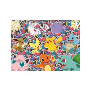 Ravensburger Pokémon XXL Puzzle mit 100 Teilen mit Pikachu, Charmander, Schiggy und Bisasam - Ravensburger Puzzle