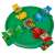 Hungry Frogs board game, Noris, 4 frogs, colorful balls