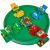 Noris Hungry Frogs game board with colorful frogs and marbles
