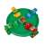 Hungry Frogs board game, Noris brand, featuring four frogs and colorful balls