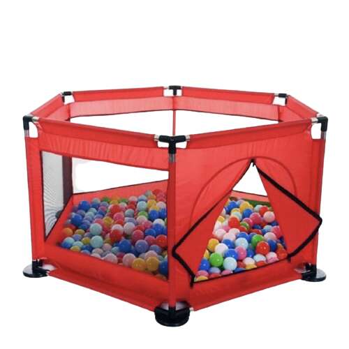 Aga Play&Fun Járóka s bočným zipsom #red