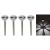 Home by Somogyi MX 802/4 Solar Gartenleuchten Set mit Lichteffekt