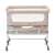 LittleONE by Pepita beige bedside crib