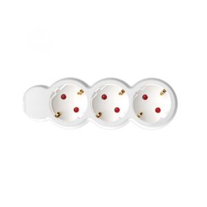 Home by Somogyi 3-as elosztó 3méter, 3x1,5mm2 fehér NV 3-3/WH/1,5