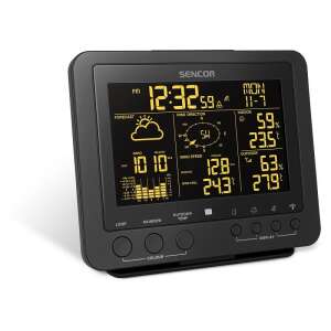 Sencor SWS9700 weather station with yellow display - Weather Station