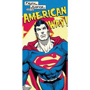 DC Superman American Way Pamut Törölköző / ZMR-DC-18 68890084 