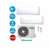 Hisense Energy Pro Plus inverteres multisplit klíma szett, duál rendszer 2db 3,5kW beltéri egységgel és 1db 5,2kW kültéri egységgel, A+++ energiahatékonyság fűtésre, R32 hűtőközeg, WiFi-vel