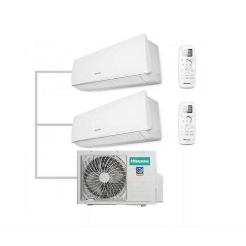 Hisense Energy Pro Plus Inverteres Multisplit Klíma Szett Duál Kivitel 2db 35kw Beltériegység 7142