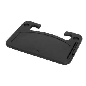 Home by Somogyi VST01 kormánytálca, fekete, autós étkezéshez és munkához - Autós könyöklő