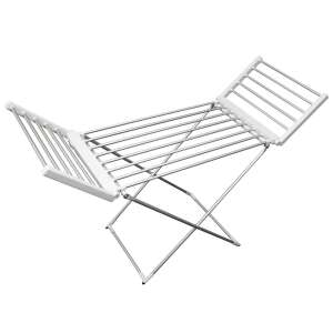 Home by Somogyi FTW1 Fűtött elektromos ruhaszárító, fehér, összecsukható, 220W - Home