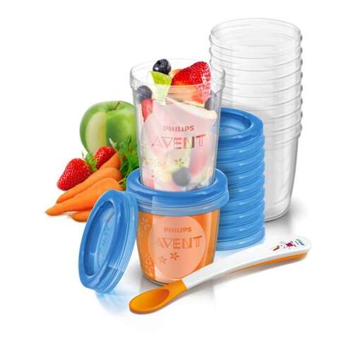 Zestaw pojemników do przechowywania żywności Philips Avent z łyżeczką 31896627