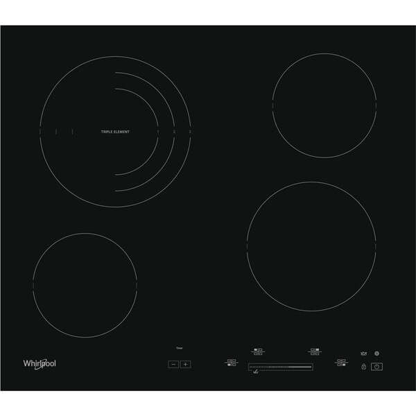 Whirlpool AKT 8900 BA Beépíthető kerámia főzőlap, 58 cm, 4 főzőzó...